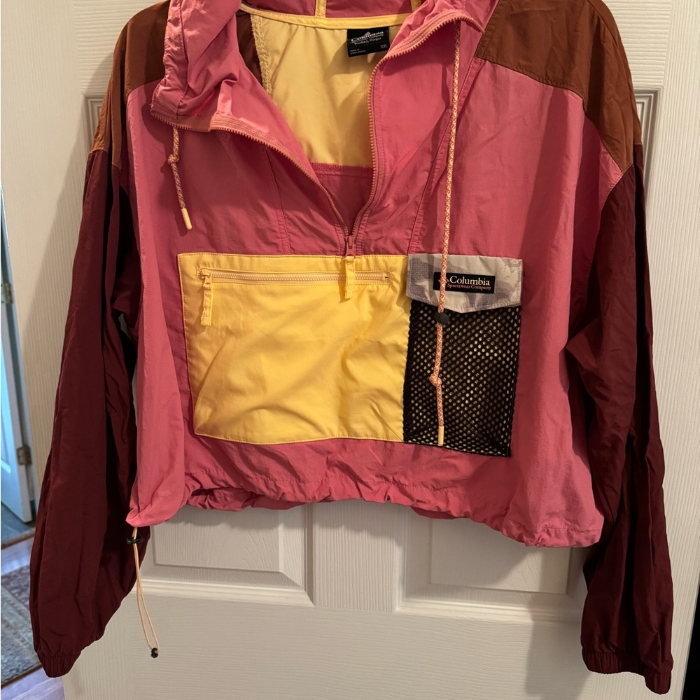 Columbia Women's Multicolor Ski Jacket - Pink, Yellow, Brown